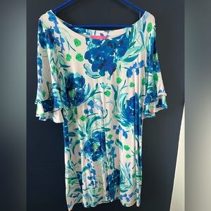 Lilly Pulitzer bell sleeve dress size large
